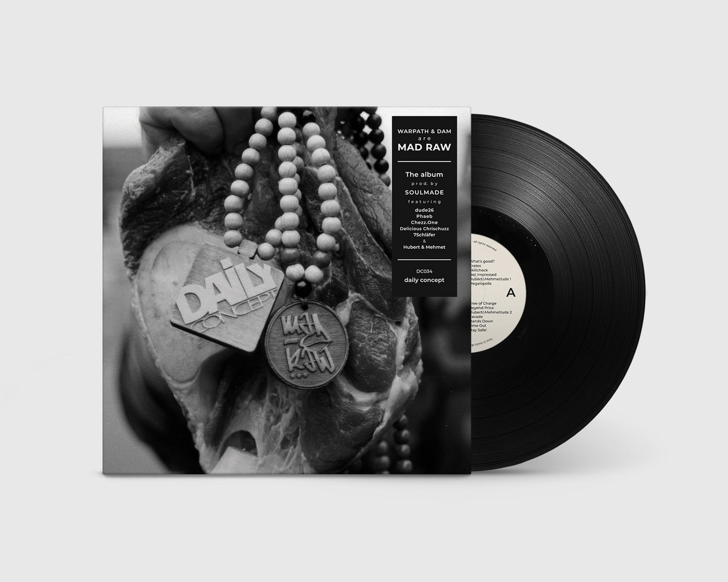 DAM & Warpath - Mad Raw (LP)